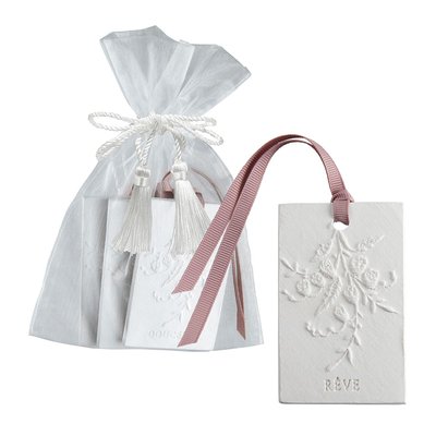 Pochon de 3 décors parfumés Petits mots - Fleur de Thé MATHILDE M
