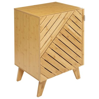 Meuble de salle de bain 1 porte en bambou BATH N' MODUL ATMOSPHERA