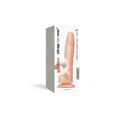 Dildo silding skin realistic taille L STRAP-ON-ME