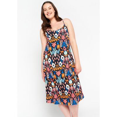 Robe longue à imprimé ikat LOLALIZA