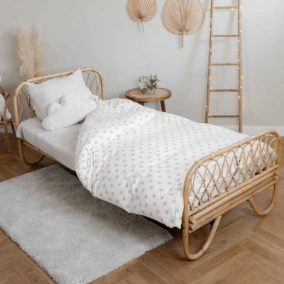 Lit-banquette en rotin naturel - JUNE SAUDARA COLLECTIONS