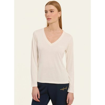 T-shirt fluide col V JALE NAF NAF