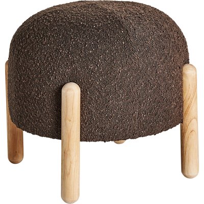 Tabouret en coton bouclé, S.bats RECOLLECTION