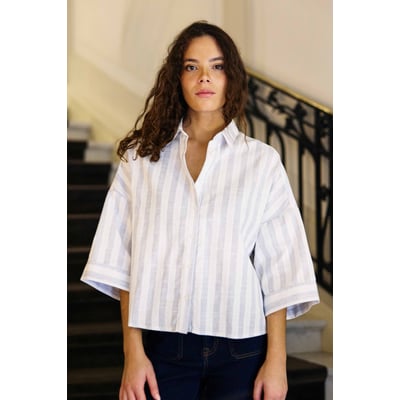 Chemise imprimé à rayures CARO LA PETITE ETOILE