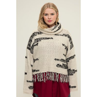 Pull à col roulé, oversized, maille Jacquard STUDIO UNTOLD