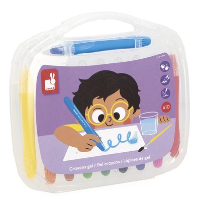 Crayons gel X 10 -  - Juratoys JURATOYS