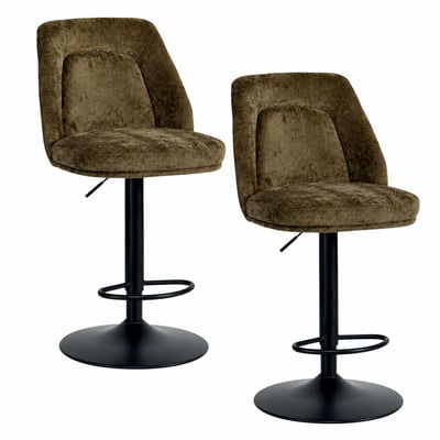 Chaise de bar pivotante et réglable (lot de 2) IENA PIER IMPORT