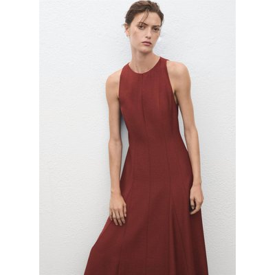 Robe longue évasée MANGO