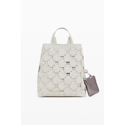 Sac à dos moyen à patchs effet cuir DESIGUAL