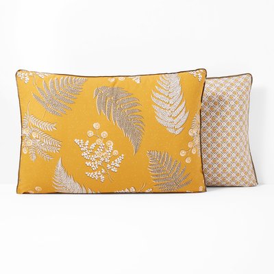 Funda de almohada de percal de algodón Fougère LA REDOUTE INTERIEURS