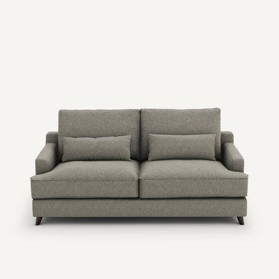 Canapé convertible texturé viscose/lin, Alwine AM.PM
