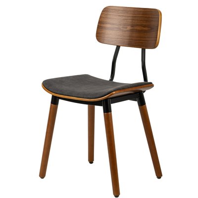 Lot de 2 chaises, bois et simili, VICTORIA NORDLYS