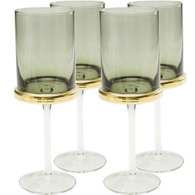 Lot de 4 verres à vin blanc, INNOCENT KARE DESIGN