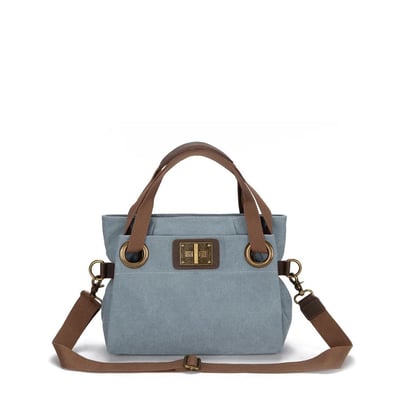 Sac porté épaule en cuir et toile TOBAGO MINI OH MY BAG
