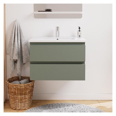 Ensemble meuble simple vasque 60 cm + robinet SORRENTO MOB IN