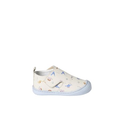 Chaussons scratchés en cuir souple VERTBAUDET