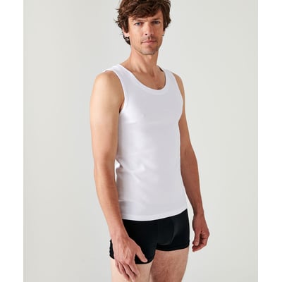 Lot de 2 débardeurs pur coton peigné DAMART