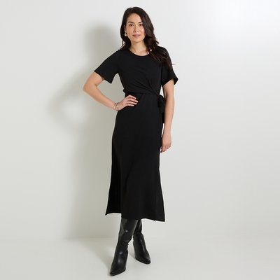 Robe longue drapée GRAIN DE MALICE