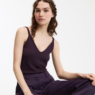 Top, Feinstrick mit Glitzereffekt LA REDOUTE COLLECTIONS