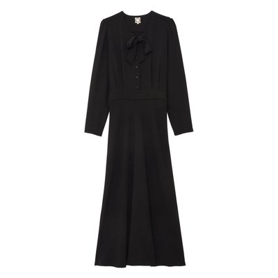 Robe Ariel noire INES DE LA FRESSANGE PARIS