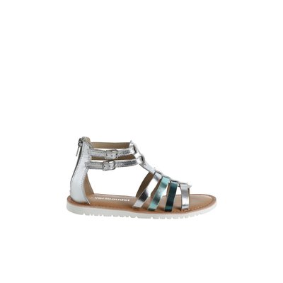 Sandales multi-brides esprit spartiates cuir enfant VERTBAUDET