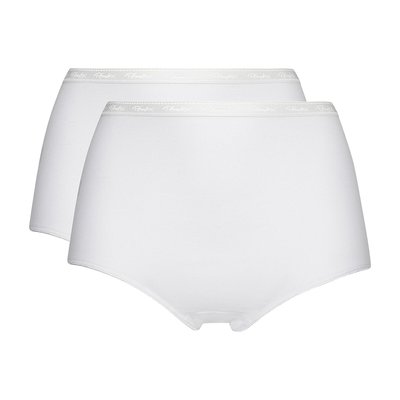 Pack of 2 Maxi Knickers in Organic Cotton PLAYTEX