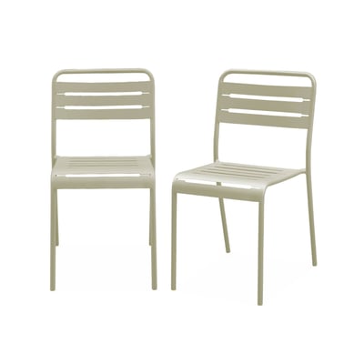 Chaise de jardin acier (lot de 2) AMÉLIA SWEEEK