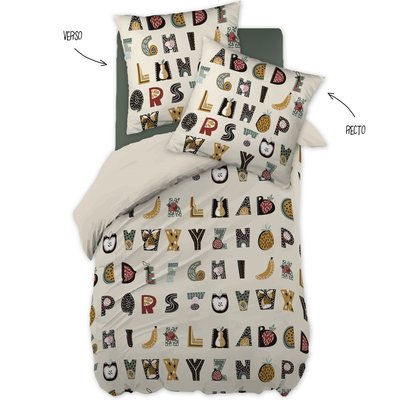 Parure housse de couette + taie Farandole ABC EDEN