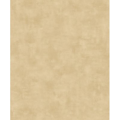 Papier peint uni effet toile lin jaune doré HEXOA