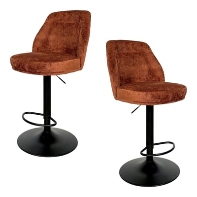 Chaise de bar pivotante et réglable (lot de 2) IENA PIER IMPORT
