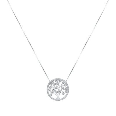 Collier en argent 925 et oxyde de zirconium CLEOR