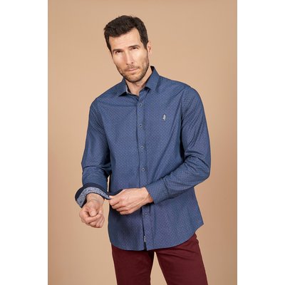 Chemise homme bleu canard new arrivals