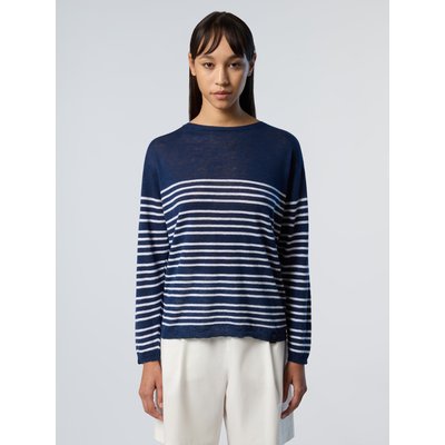 Pull col rond rayé NORTH SAILS