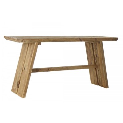 Console en bois recyclé rustique - 160x45x76cm WADIGA