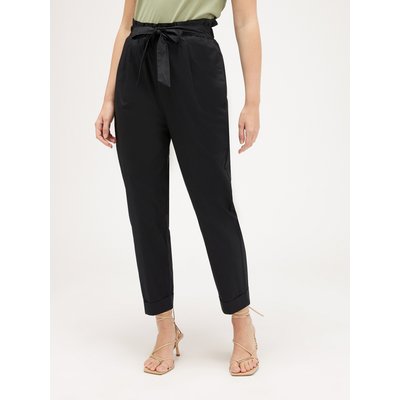Pantalon carrot en popeline de coton MOTIVI