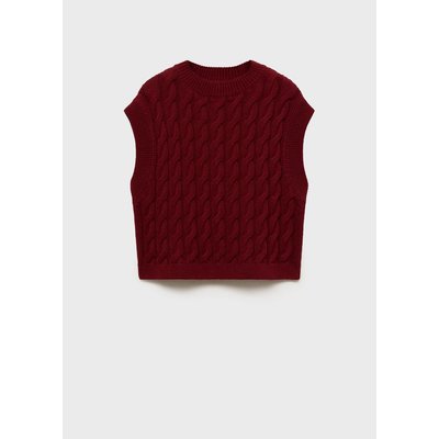 Gilet maille torsadée MANGO KIDS