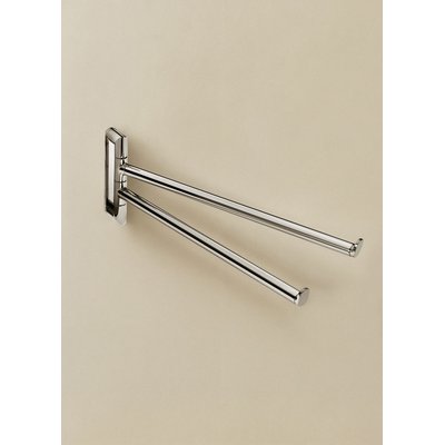 Porte Serviette Latéral Pivotant Double mural  MICRA COSMIC