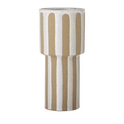 Vase en grès à rayures - Awah BLOOMINGVILLE