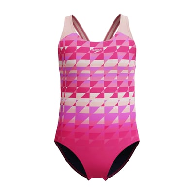 Maillot de bain 1 pièce motif/style géométrique SPEEDO