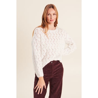 Pull manches longues ajouré BREAL