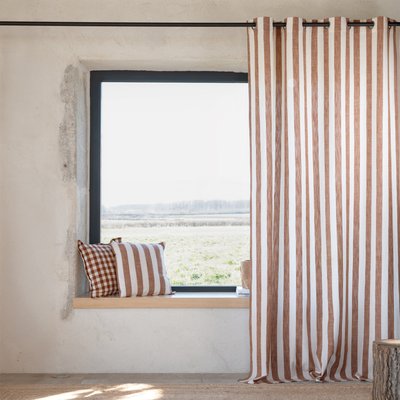 Rideau 100% coton larges rayures LOURMARIN HOME MAISON