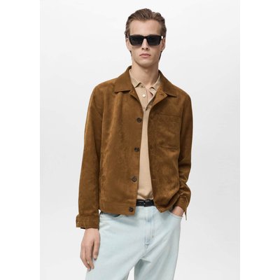 Surchemise imitation daim MANGO MAN