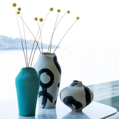 Matt ceramic Vase, H36.5cm, Brush OTTO STUDIO FOR AM.PM