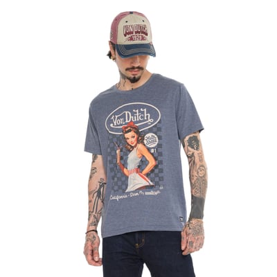 Tee shirt coton CREAM VON DUTCH
