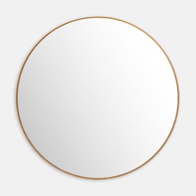 Grand miroir rond, plaqué chêne, diamètre 140 cm, IODUS LA REDOUTE INTERIEURS