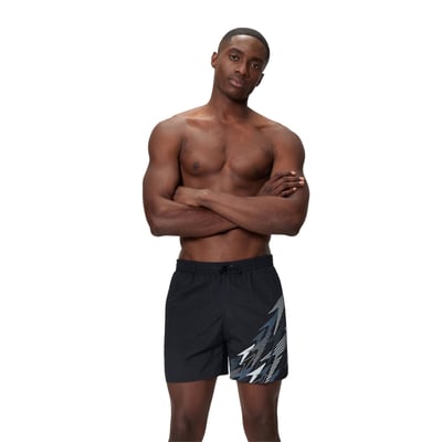 Short de bain à taille élastiquée motif/style logo MEDLEY SPEEDO