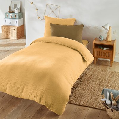 Housse de couette enfant unie gaze de coton, Kumla LA REDOUTE INTERIEURS