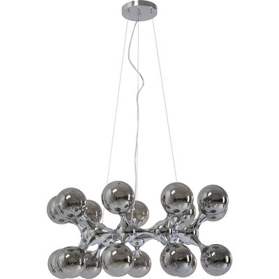 Suspension 18 abat-jours en verre, ATOMIC BALLS KARE DESIGN
