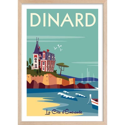 Affiche Voyage à dinard HEXOA