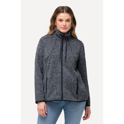 Veste en maille polaire, motif losantes ULLA POPKEN